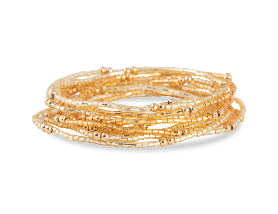 Set de bracelets dorés