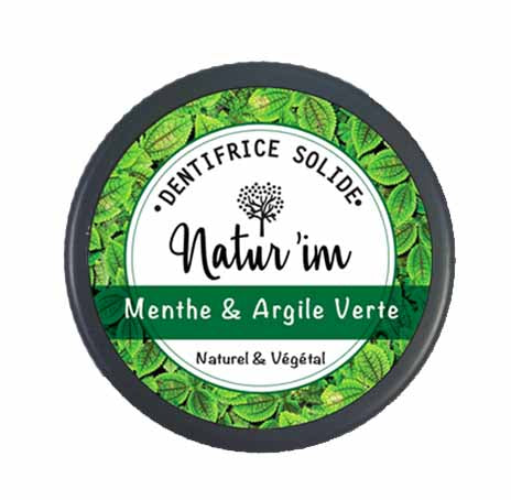 Dentifrice solide menthe