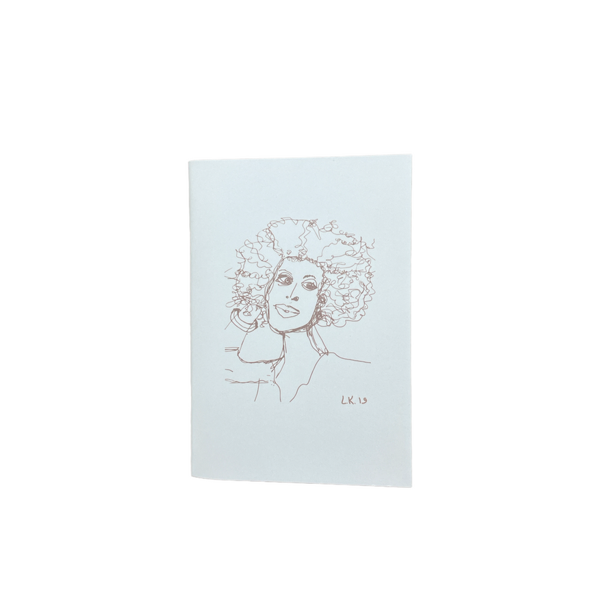 Bloc Note femme Fonds Blanc - Collection #Womeninart2